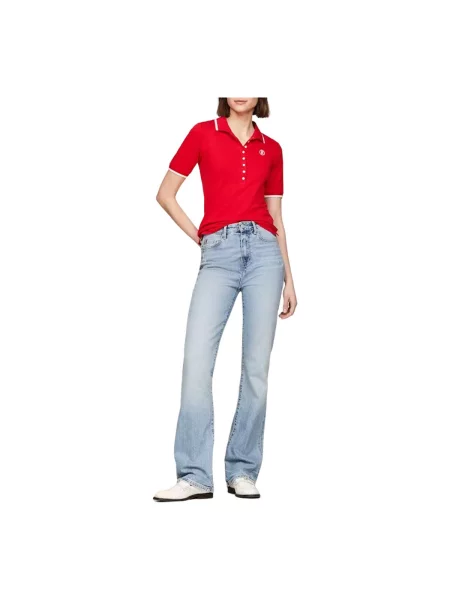 Tricou Tommy Hilfiger roșu