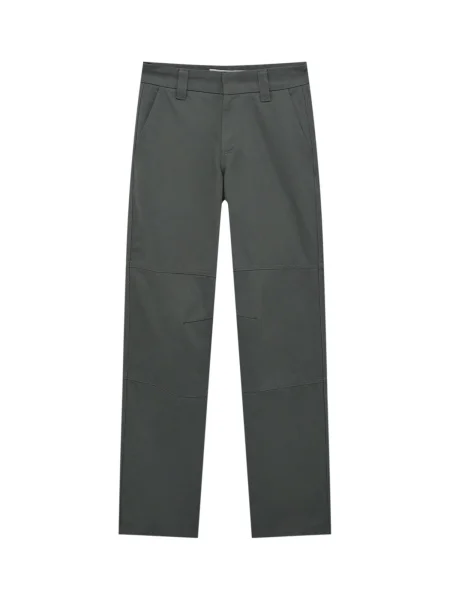 Pull&Bear Pantaloni închis verde