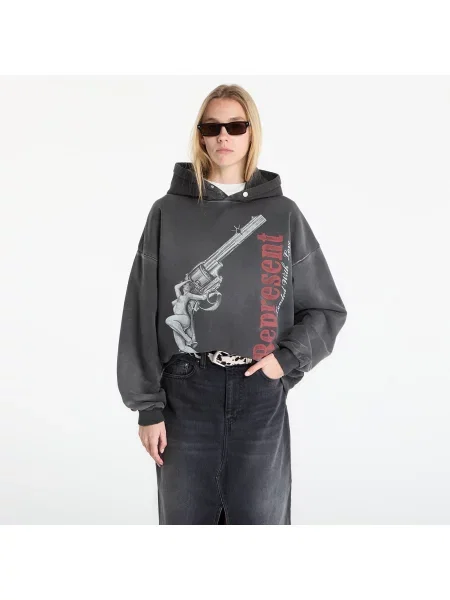 Represent LOADED WITH LOVE Hanorac cu glugă masculin din negru