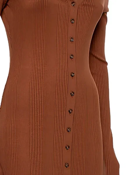 Rochie maxi The Range de costum maro