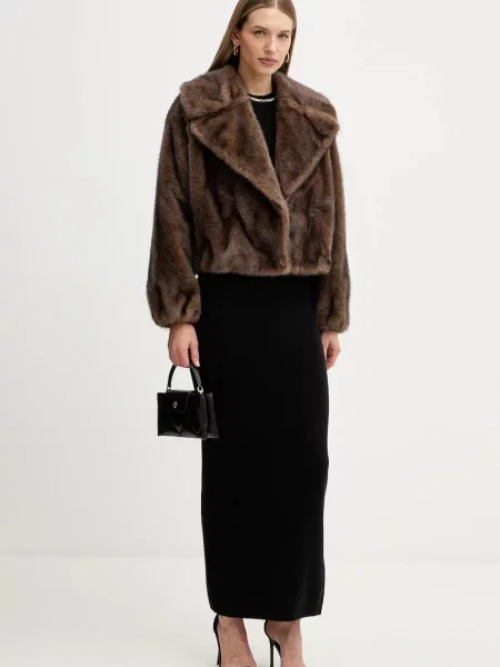 Куртка Twinset демісезонна коричневий