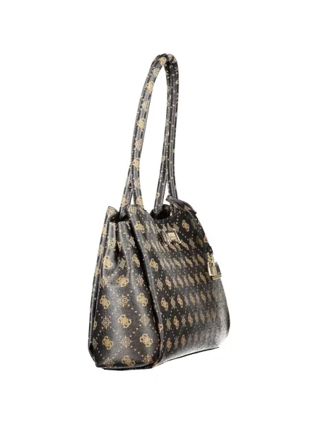Geantă shopper Guess maro