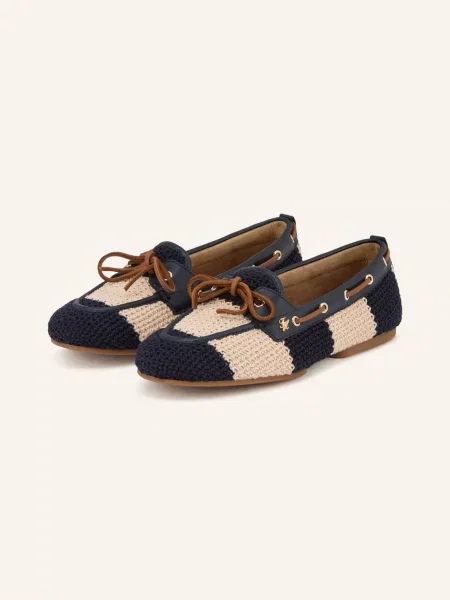 Tommy Hilfiger mokasyny TH FLEX BOAT SHOE CROCHET białe