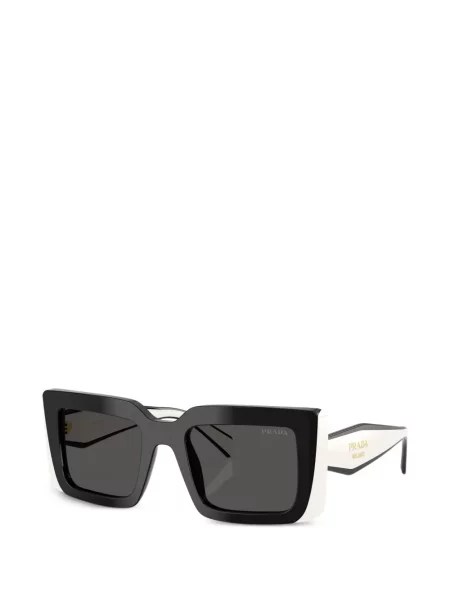 Okulary kwadratowe Prada Eyewear białe