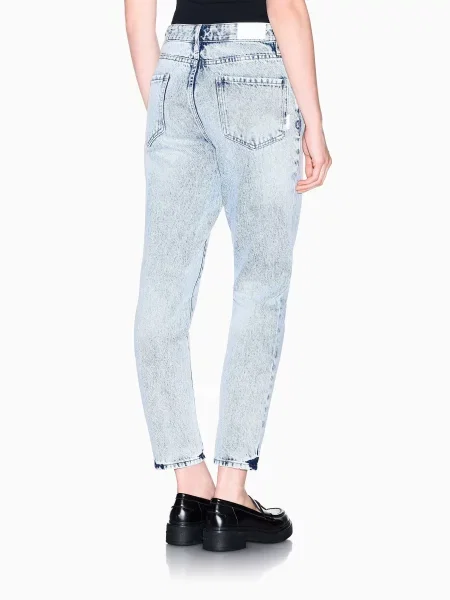 Джинси мом Armani Exchange блакитний