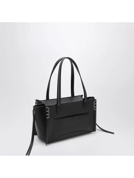 Loafersy Jw Anderson skórzane czarne