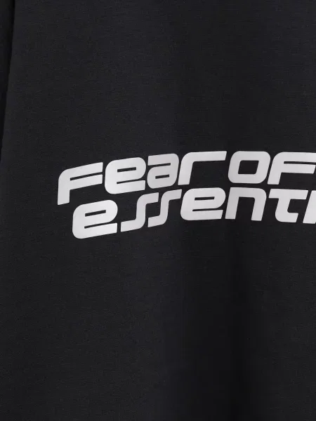 Μακρύς μπλούζα Fear Of God Essentials μαύρο