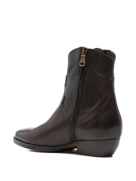 Botine Curiositè din piele cowboy maro
