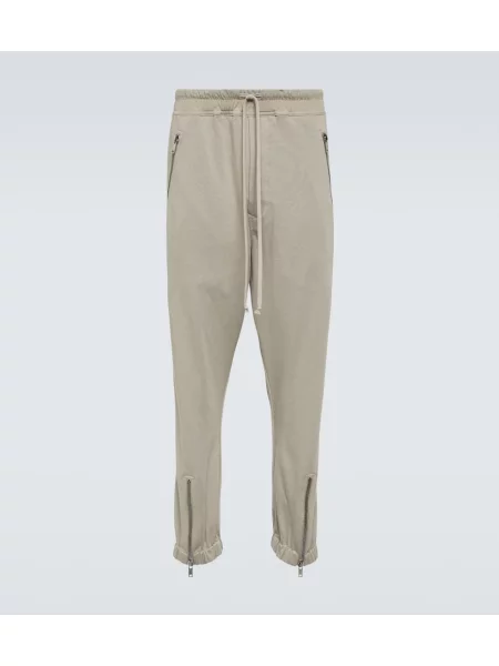 Tepláky Rick Owens jersey béžové