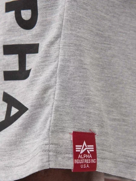 Αθλητικό σορτς Alpha Industries γκρι