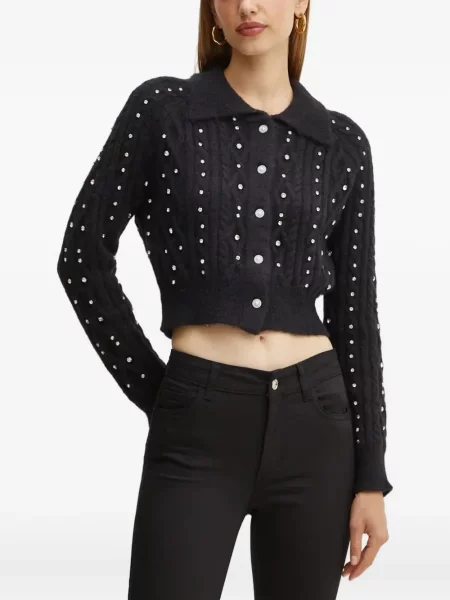 Cardigan Silvian Heach tricotate negru