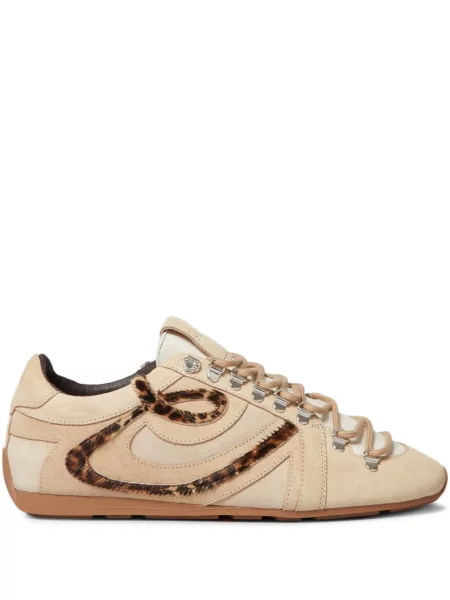 Sneakerși Claudie Pierlot cu imagine cu model leopard