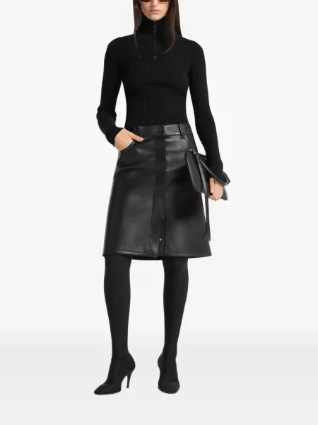 Pulover Courreges cu aplicații negru