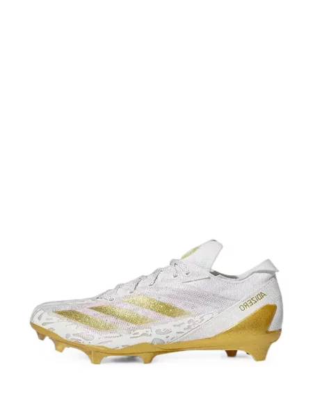Sneakerși Adidas Adizero din piele de căprioară alb