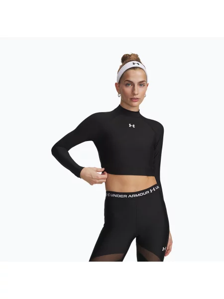 Укорочений лонгслів Under Armour білий