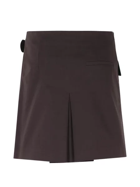 Cu centură fusta mini Semicouture maro