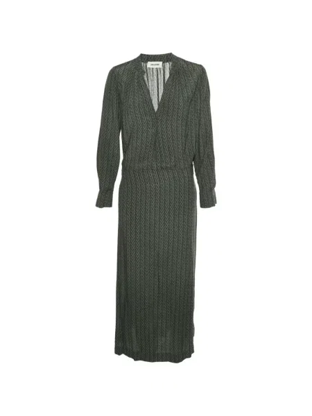 Rochie maxi Zadig&voltaire cu imagine verde