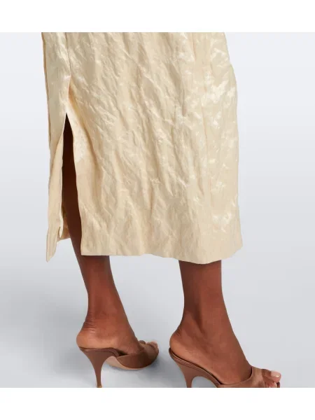 Fustă midi Fforme bej