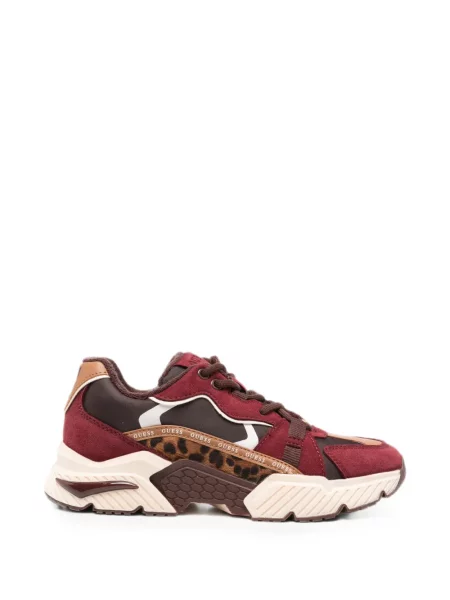 Sneakerși Guess cu imagine cu model leopard roșu