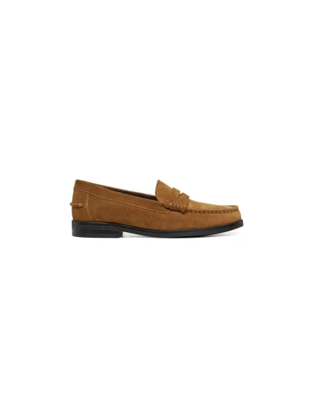 Geox loafersy zamszowe D NOEMEN brązowe