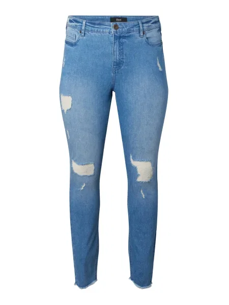 Zizzi Jeans JSOEY AMY denim albastru
