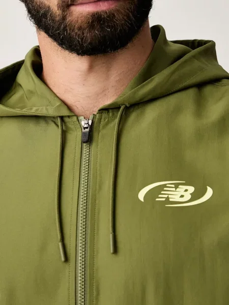 New Balance átmeneti kabát férfi zöld
