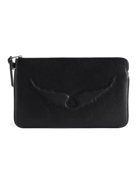 Portfel Zadig & Voltaire skórzany czarny