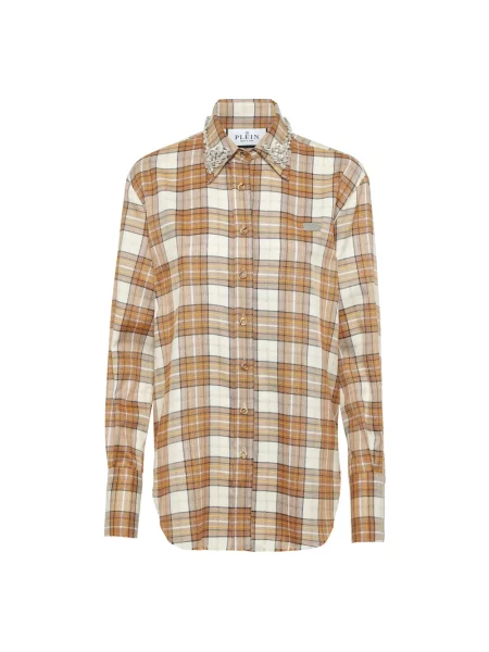 Wielobarwność koszula Philipp Plein w kratkę