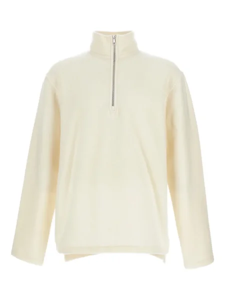 Heláncă Rier de jumătate de fermoar alb