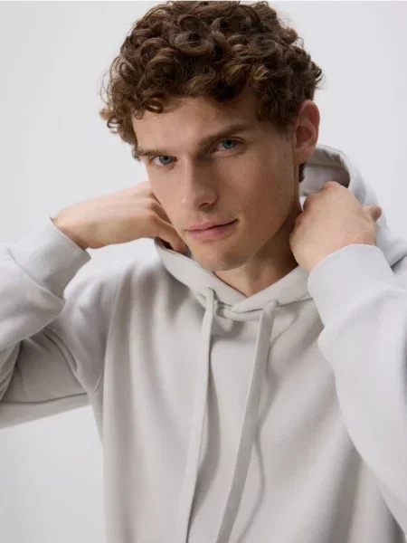 Reserved Hanorac regular fit deschis gri