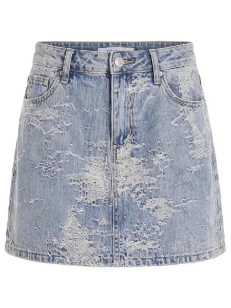 GUESS Fustă FAITH denim albastru