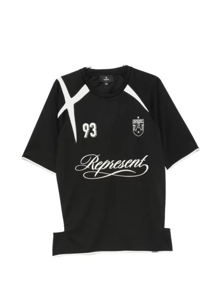 Fotbal tricou Represent cu imagine negru