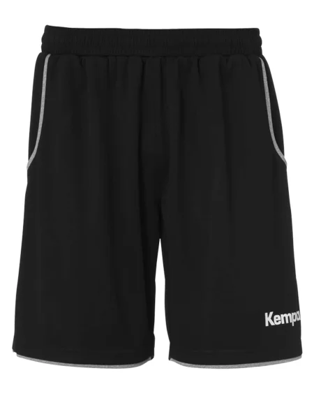 UHLSPORT Sportske hlače siva melange / crna bijela