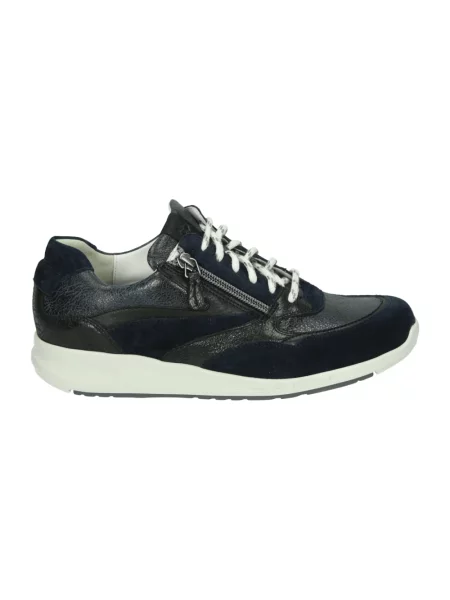 Sneakersy Durea zamszowe niebieskie
