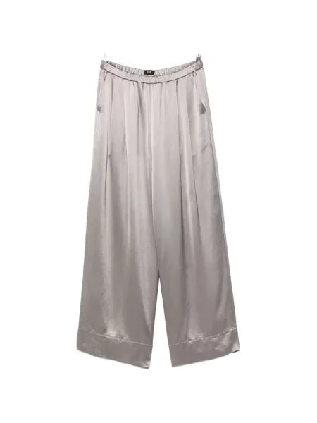 Pantaloni Eleh plisate gri