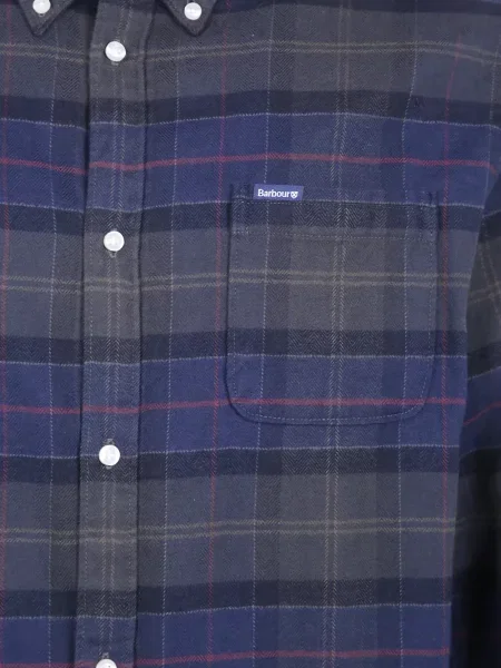 Kockás klasszikus ing Barbour szürke