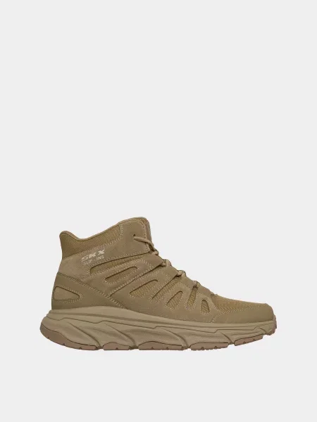 Кожаные ботинки Skechers коричневые