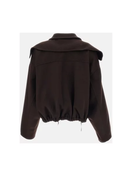 Kurtka bomber Sportmax wełniany czarny