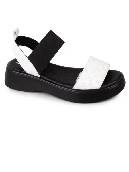 Кожаные босоножки Modamilano белые