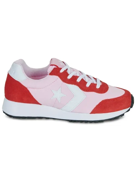 Szarvasbőr félcipő Converse rózsaszín