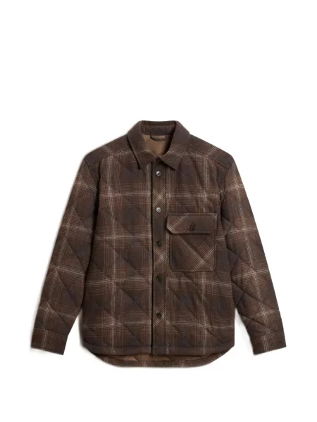 Matlasat cămașă Woolrich în carouri maro
