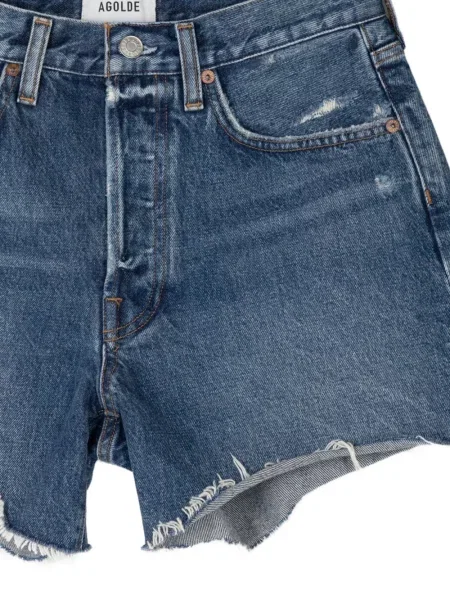 Pantaloni scurți Agolde albastru