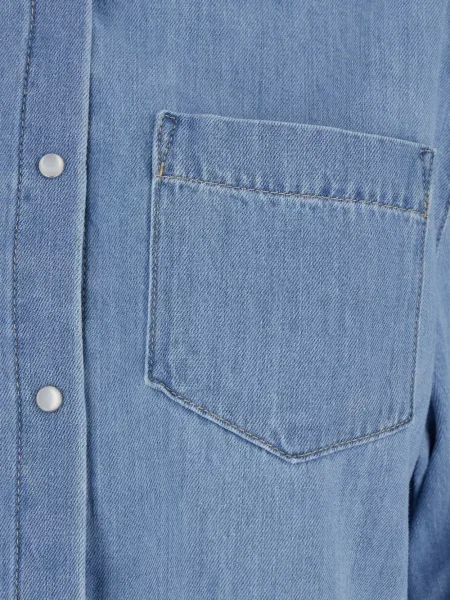Cropp cămașă din denim Ag Jeans albastru