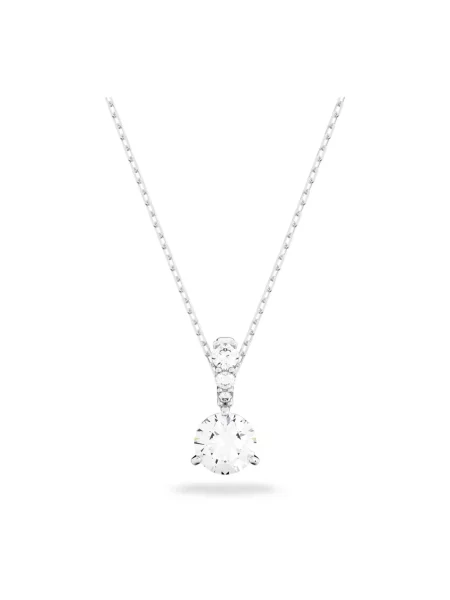 Naszyjnik Swarovski szary