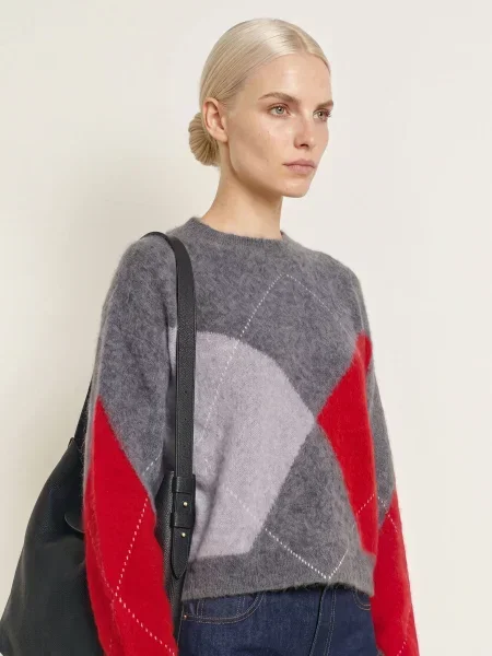 Darling Harbour Sweter grau