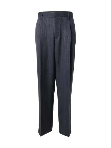 TOPMAN Pantaloni cutați metalic / argintiu gri