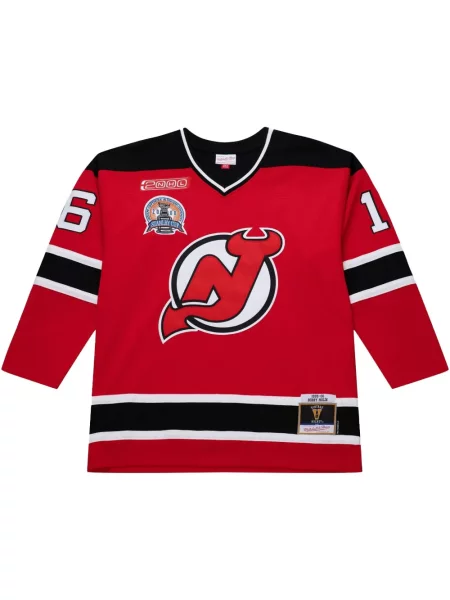 Cămașă Mitchell & Ness din jerseu roșu