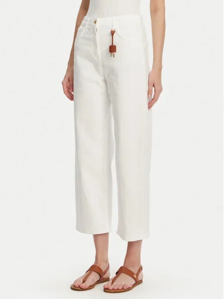 Elisabetta Franchi Blugi alb