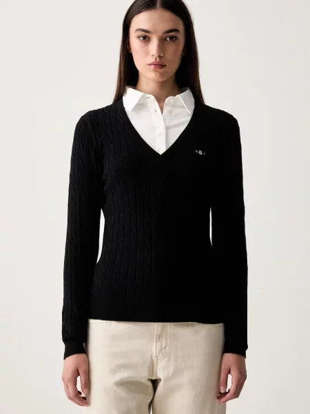 Gant pulover pentru femei cu negru