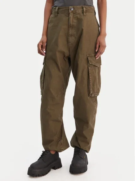 G-Star Raw Pantaloni din Boyfriend Fit verde